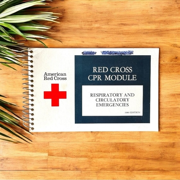Red Cross Other - VINTAGE 1980 American Red Cross CPR Module Respiratory & Circulatory Emergencies
